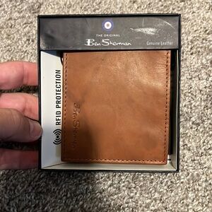 Mens Brown Leather Ben Sherman Wallet